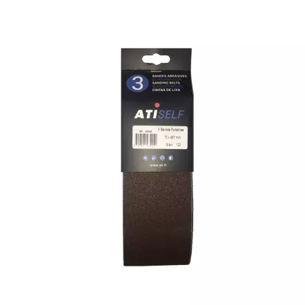 ATI - Bandes sans fin 100 mm x 610 mm pour le bois et métal en Grain de 40, 80 et 120