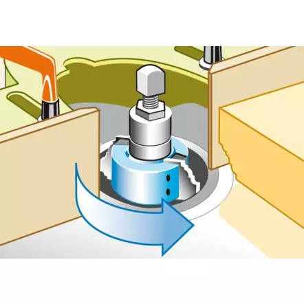 LEMAN - Languette 8 mm  N° 095 - Jeu de 2 fers de toupie Hauteur 40