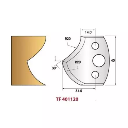 Couteau-Quart-de-Rond-R-20-pour-porte-outil-universel-Ha